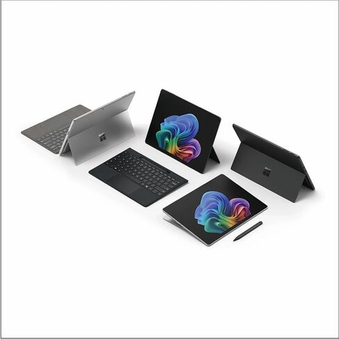 Microsoft Surface Pro for Business 2-n-1 Laptop/Tablet (2025) Windows 11 Pro Copilot+ PC, 13" Touchscreen Display, Intel Core Ultra 7 (Series 2), 16GB RAM, 256GB SSD Storage, Platinum in Kuwait