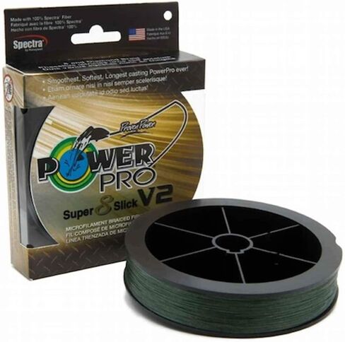 POWER PRO 31500401500E SSV2 40 رطل 1500 ياردة أخضر طحلبي، مقاس واحد in Kuwait