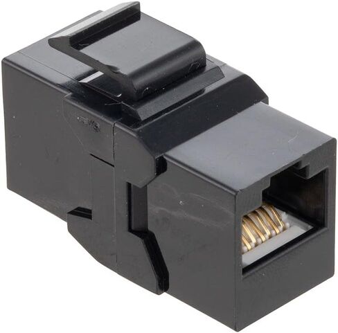 NavePoint CAT6A UTP وصلة Keystone مضمنة، 25 حزمة، أسود in Kuwait