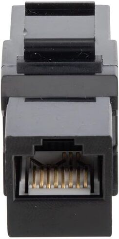 NavePoint CAT6A UTP وصلة Keystone مضمنة، 25 حزمة، أسود in Kuwait