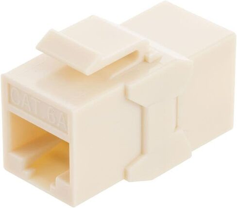 NavePoint CAT6A UTP وصلة Keystone مضمنة، 10 عبوات، عاجي in Kuwait
