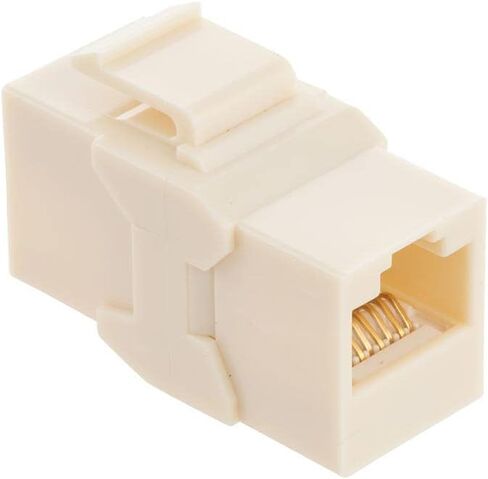NavePoint CAT6A UTP وصلة Keystone مضمنة، 10 عبوات، عاجي in Kuwait
