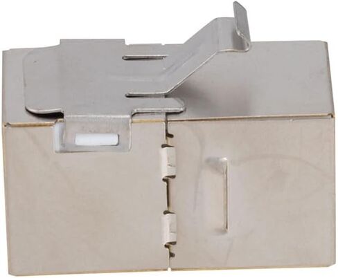 NavePoint CAT6A FTP Inline Keystone Coupler, RJ45 Female to RJ45 Female, 25 Pack, Silver in Kuwait