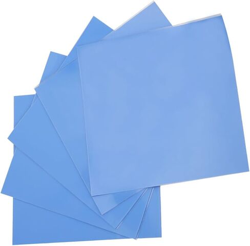Thermal Pad, Stable Heat Conduction, Thermal Conductivity Pad, 5 Pcs Blue, for CPU GPU Home Appliances Computers Gaming Systems in Kuwait