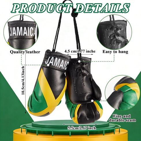 party greeting Mini Boxing Gloves Hanging Car Flag with Suction Cup Flag Banner Punching Gloves for Car Accessories Rearview Mirror Home Window Hanging Decor Boxers Gifts Supplies in Saudi Arabia