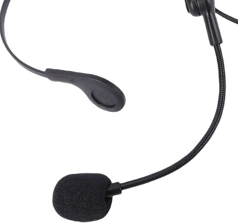 Headset Microphone, Adjustable Boom Mic with 3.5mm Male Connector for Voice Amplifier Teacher Presenter, Loud Clear HiFi Sound in Kuwait