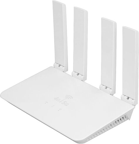 POCREATION 4G LTE WiFi Router, Unlocked Mobile Hotspot Wireless Internet Router with 4 High Gain Antennas and SIM Card Slot, for Europe Asia Home Office Use (US Plug) in Kuwait