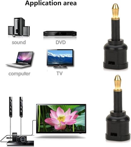 CHICHIYANG 10 قطعة من الألياف البصرية الرقمية لـ Toslink أنثى إلى 3.5 مللي متر محول ذكر صغير موصل الصوت البصري لأجهزة تلفزيون شريط الصوت in Kuwait