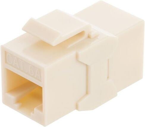 NavePoint CAT6A UTP وصلة Keystone مضمنة، 25 حزمة، عاجي in Kuwait