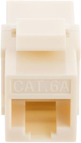 NavePoint CAT6A UTP وصلة Keystone مضمنة، 25 حزمة، عاجي in Kuwait
