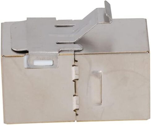 NavePoint CAT6A FTP Inline Keystone Coupler, RJ45 Female to RJ45 Female, 10 Pack, Silver in Kuwait
