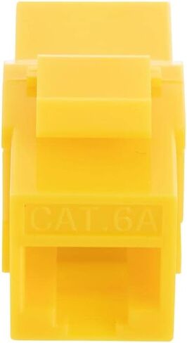 NavePoint CAT6A UTP وصلة Keystone مضمنة، 15 حزمة، أصفر in Kuwait