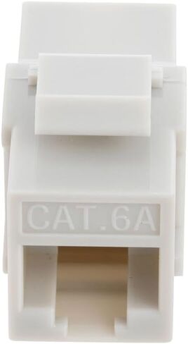 NavePoint CAT6A UTP Inline Keystone Coupler, 15 Pack, Grey in Kuwait
