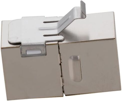 NavePoint CAT5E FTP Inline Keystone Coupler, RJ45 Female to RJ45 Female, 25 Pack, Silver in Kuwait
