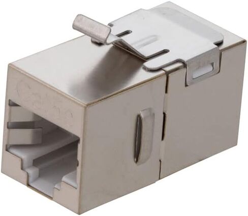 NavePoint CAT5E FTP Inline Keystone Coupler, RJ45 Female to RJ45 Female, 25 Pack, Silver in Kuwait
