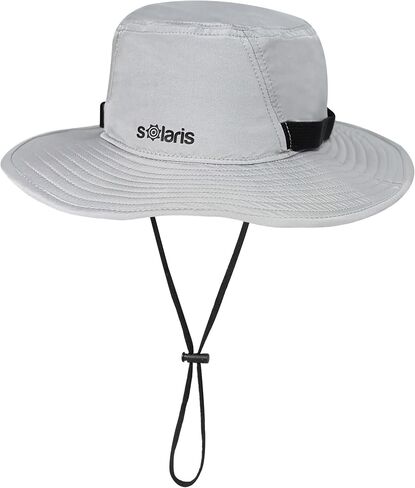 Sun Hat for Men Women, UPF UV Protection Boonie Hat, Wide Brim Bucket Hat with Chin Strap for Fishing Hiking Camping Beach in Kuwait