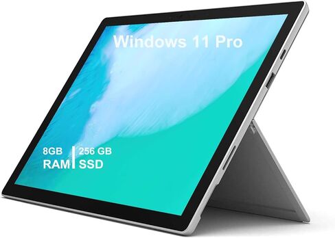 تابلت Microsoft Surface Pro 7، شاشة لمس 12.3 بوصة (2736 × 1824)، كور i5-1035G4، ذاكرة الوصول العشوائي 8 جيجابايت، 256 جيجابايت SSD، CAM، Windows 11 Pro (متجدد) in Kuwait