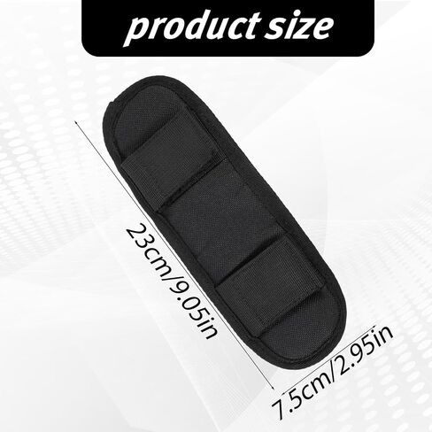 Shoulder Pad for Bag Strap, Universal Backpack Strap Pads Soft Vest Bag Strap Pad Shoulder Strap Cushion (Black) in Kuwait
