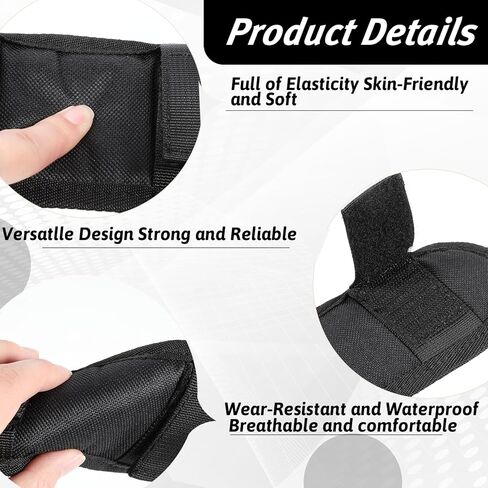 Shoulder Pad for Bag Strap, Universal Backpack Strap Pads Soft Vest Bag Strap Pad Shoulder Strap Cushion (Black) in Kuwait