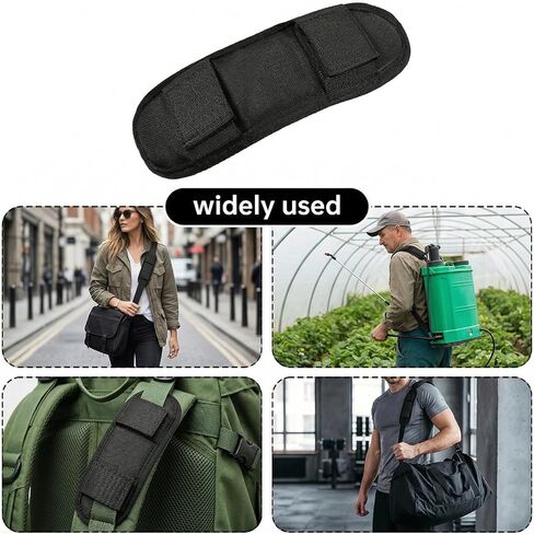 Shoulder Pad for Bag Strap, Universal Backpack Strap Pads Soft Vest Bag Strap Pad Shoulder Strap Cushion (Black) in Kuwait
