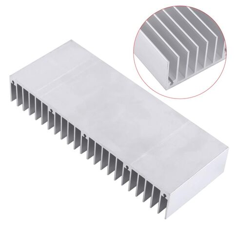 مشعاع تبريد من الألومنيوم مزود بـ 24 زعانف 150 × 60 × 25 مم لأجهزة الكمبيوتر ووحدات المعالجة المركزية (CPU) وأجهزة IC LED in Kuwait