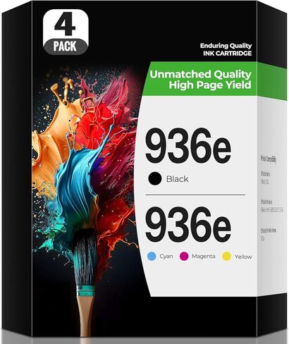 خراطيش الحبر 936XL 936 OfficeJet Pro 9125e 9135e 9730e 9125 9135 9730 e حبر متوافق مع حبر HP 936e 936 OfficeJet Pro 9135e 9125e 9730e 9125 9135 9730 9110 9130 9120 9122 9128 طابعات in Kuwait