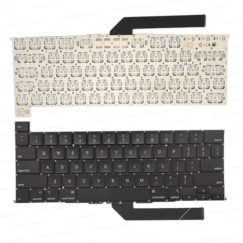 لوحة مفاتيح أمريكية مع كابل مرن + مجموعة براغي بديلة لجهاز MacBook Pro 16 بوصة A2141 أواخر 2019 in Kuwait