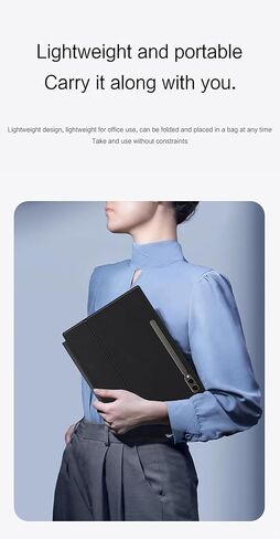 حافظة لوحة مفاتيح بلوتوث لاسلكية مغناطيسية ذكية لهاتف Huawei MatePad Pro 12.2 بوصة 2025 (أسود، MatePad Pro 12.2"، لوحة مفاتيح عائمة مغناطيسية بإضاءة خلفية بـ 7 ألوان) in Kuwait