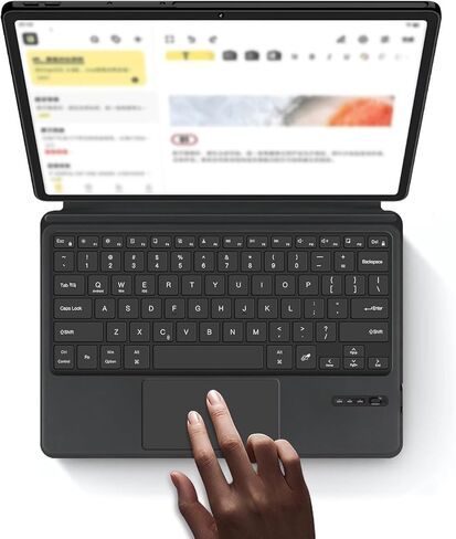 Bluetooth Keyboard Case for Lenovo XiaoXin Pad 11/10.6, Yoga Pad Pro 12.7/GT, Integrated Wireless Touchpad Keyboard (Black,Xiaoxin Pad 2024 11",Integrated Smart Bluetooth Keyboard Stand) in Kuwait