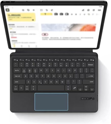 Bluetooth Keyboard Case for Lenovo XiaoXin Pad 11/10.6, Yoga Pad Pro 12.7/GT, Integrated Wireless Touchpad Keyboard (Black,Xiaoxin Pad 2024 11",Integrated Smart Bluetooth Keyboard Stand) in Kuwait