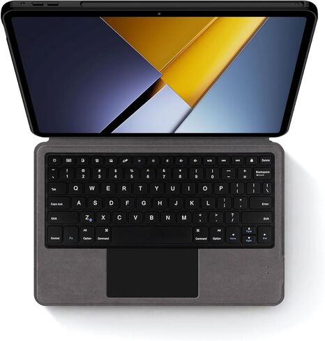 حافظة لوحة مفاتيح بلوتوث لجهاز Poco Pad X1 مقاس 11.2 بوصة/Xiaomi Pad 7/8 Pro، حافظة لوحة مفاتيح بإضاءة خلفية مع غطاء حماية مدمج 2 في 1 (لوحة مفاتيح لوحة تتبع بإضاءة خلفية قابلة للفصل باللون الأسود) in Kuwait