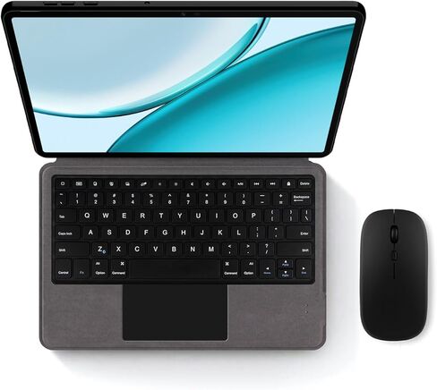Keyboard Case for Honor Pad Pro 10 /X10 /X9 /X8 11.5-inch,Honor Pad 10 12.1 Inch (Black,Honor Pad X8 Pro 11.5 Inch 2024,Touchpad+Mouse) in Kuwait