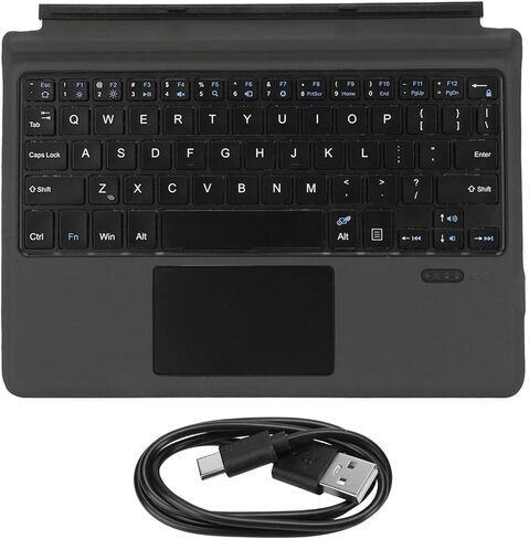 لوحة مفاتيح Focket ForGo، بطارية USB C قابلة لإعادة الشحن لمدة 100 ساعة، لوحة مفاتيح MicrosoftGo 3، BT مع لوحة لمس مدمجة لـ MicrosoftGo 3 2 1 in Kuwait