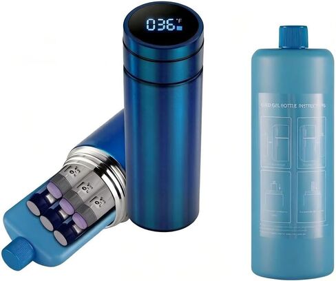Bogush 60H Insulin Pens Cooler Travel Case Temp Display Medication Cooler for Travel TSA Approved Medicine Cooler Medical Diabetic Travel Cooler Bag Epipen Carry Case,Black in Saudi Arabia