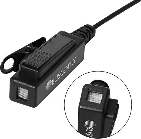 Earpiece for Motorola Walkie Talkie and Radio with PTT/Mic, Compatible for CP200D CP100D R2 CP200 CP185 BPR40 CLS1410 CLS1110 RMU2040 RMU2080D, 2-Wire Acoustic Tube Surveillance Headset, 2 Pin in Kuwait