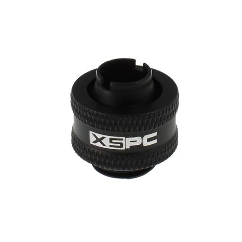 XSPC G1/4" 3/8" ID، 1/2" OD تركيب ضغط V2 (8 عبوات) وG1/4" 90 درجة تركيب دوار V2 (4 عبوات)، أسود غير لامع in Kuwait