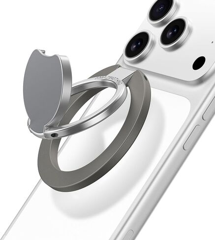 AMAZINGthing [Titan PRO MagFlex Grip Removable Phone Grip & Kickstand, Dual-Magnetic Mount, MagSafe-Compatible for iPhone 17/16/15/14/13/12 and MagSafe Cases Black in Saudi Arabia