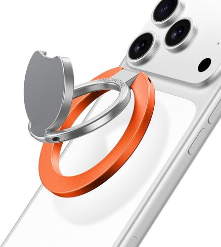 AMAZINGthing [Titan PRO MagFlex Grip Removable Phone Grip & Kickstand, Dual-Magnetic Mount, MagSafe-Compatible for iPhone 17/16/15/14/13/12 and MagSafe Cases Black in Saudi Arabia