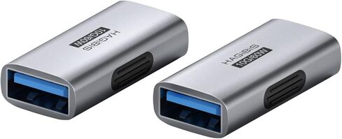 USB 3.2 Adapter 2 Pack, USB A Female to Female Connector OTG Adapter 10Gbps 60W Cable Extender for Laptops Charger PC Car Mouse Keyboard in Kuwait