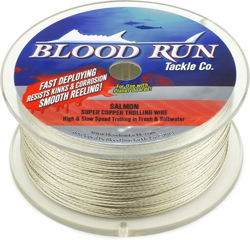 Blood Run Tackle 32lb Test Copper Fishing Trolling Wire 1000 Feet in Kuwait