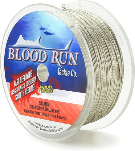 Blood Run Tackle 32lb Test Copper Fishing Trolling Wire 1000 Feet in Kuwait