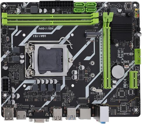 اللوحة الأم للكمبيوتر المكتبي H311 DS4، LGA1151 DDR4 NVME M.2 مع مصدر طاقة 6 مراحل، لـ Core 6 7 8 in Kuwait