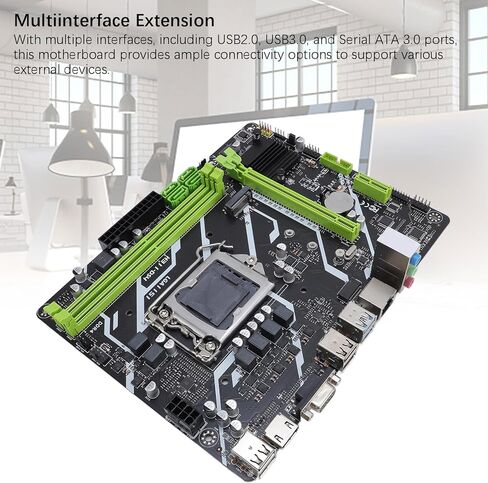 اللوحة الأم للكمبيوتر المكتبي H311 DS4، LGA1151 DDR4 NVME M.2 مع مصدر طاقة 6 مراحل، لـ Core 6 7 8 in Kuwait