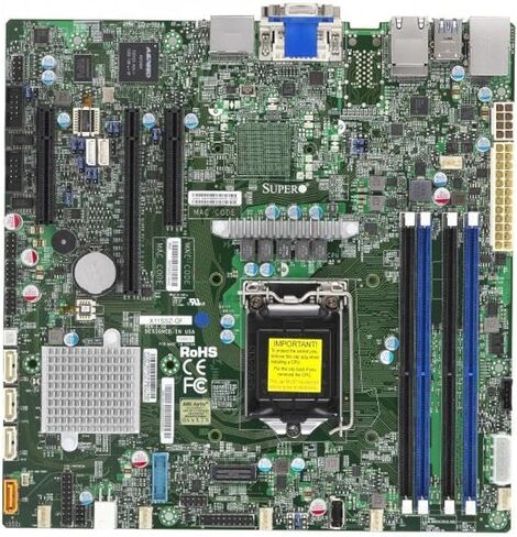 Supermicro Micro-ATX Micro ATX DDR4 Motherboards X11SSZ-QF-O in Kuwait