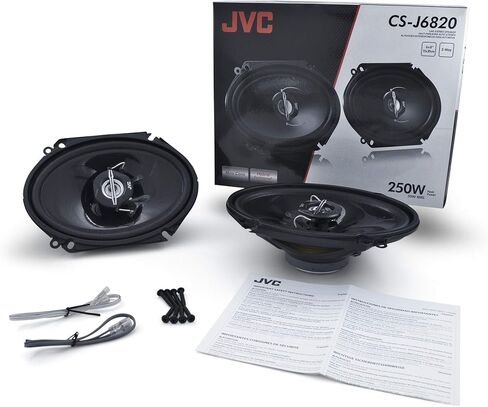 JVC CS-J6820 6" x 8" Car Audio Speaker with 2-Way Coaxial (Black) in Kuwait