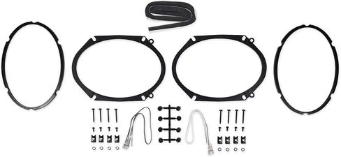 زوج من مكبرات الصوت ALPINE S-S57 بقوة 230 وات 5 × 7 بوصة أو 6 × 8 بوصة مجموعة مكبرات صوت السيارة المحورية ثنائية الاتجاه مع موصل سلك مكبر الصوت METRA 72-5512 المتوافق مع فورد 1987-Up (عنصران) in Kuwait