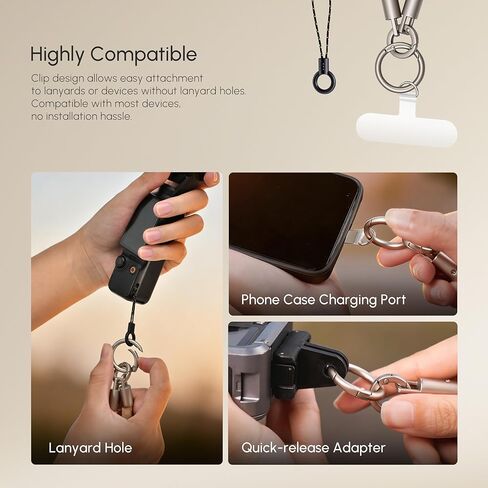 STARTRC PHOTO Nylon Hand Wrist Straps Lanyard for DJI Osmo Pocket 4/3/Action 6/5 Pro,for insta360/X3 X4 X5,for GoPro HERO12 Action Camera accessories(White) in Kuwait