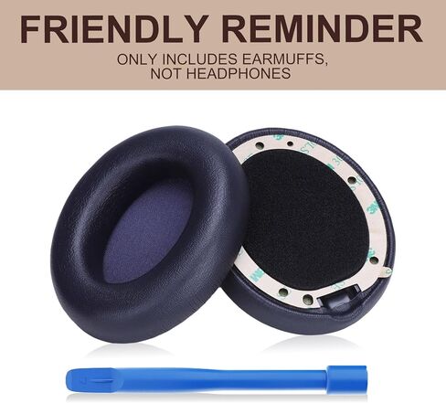 Replacement Ear Pads for Beats Studio Pro Headaphone, Soft and Sweat-Proof Protein PU EarPad for Beats Studio Pro Headaphone, Noise-reducing Memory Foam(Black) in Kuwait