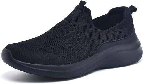 TIOSEBON Women's Walking Tennis Shoes Knit Slip on Mesh Comfortable Sneaker in Kuwait