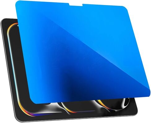 واقي شاشة مضاد للضوء الأزرق للخصوصية لجهاز iPad Pro 13 بوصة 2025 2024 / iPad Air 13 بوصة 2025 2024 طبقة ناعمة مضادة للتوهج ومضادة للتجسس باللون الأزرق in Kuwait